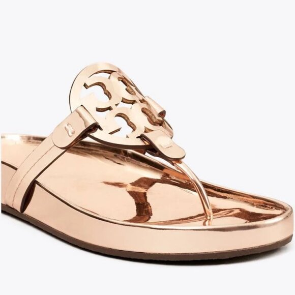 NEW Tory Burch - Size 10 Women's Miller Cloud Sandal - Rose Gold - Picture 3 of 4